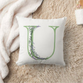 モノグラムUラベンダーユーカリ クッション (ブランケット)