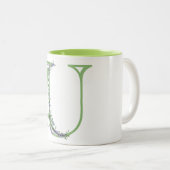 モノグラムUラベンダーユーカリ ツートーンマグカップ (正面右)