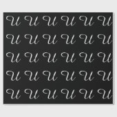 モノグラムU ラッピングペーパー (フラット)