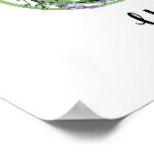 モノグラムU ラベンダー ユーカリ ぬいぐむ ポスター (角)