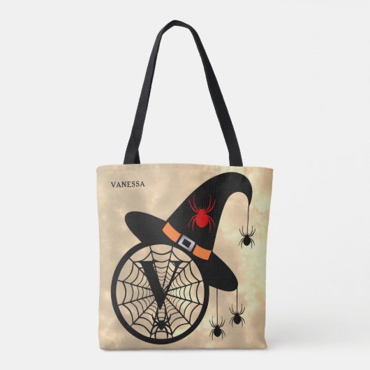 モノグラムV曇りウィッチクモ名オールオーバー トートバッグ (裏面)