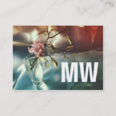 モノグラムVisittenkarten 名刺 (裏面)