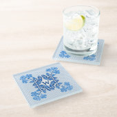 モノグラムWコースター ガラスコースター (アングル)