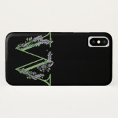 モノグラムWラベンダーユーカリ Case-Mate iPhoneケース (裏面(横))