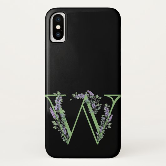 モノグラムWラベンダーユーカリ Case-Mate iPhoneケース (裏面)
