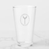 モノグラムY -バイキングスタイル- Pint Glass タンブラーグラス (裏面)