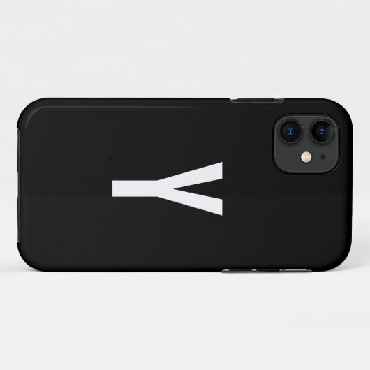 モノグラムY Case-Mate iPhoneケース (裏面(横))