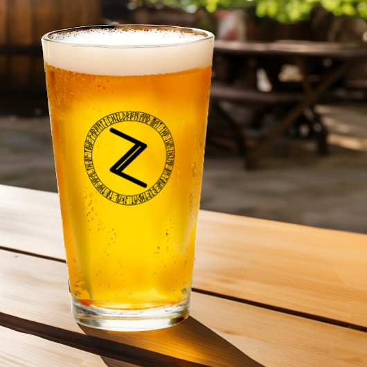 モノグラムZ -バイキングスタイル- Pint Glass タンブラーグラス