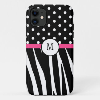 モノグラムZebraプリントiphoneカバー iPhone 11 ケース