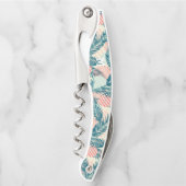 モノグラモダングランジム熱帯ヤシ柄 ソムリエナイフ (正面)