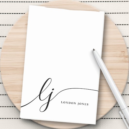 モノグラモダンフェミニンム白黒 ポストイット