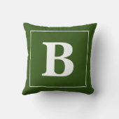 モノグラモダンミニマルムパーソナライズされた・フレーム クッション (裏面)