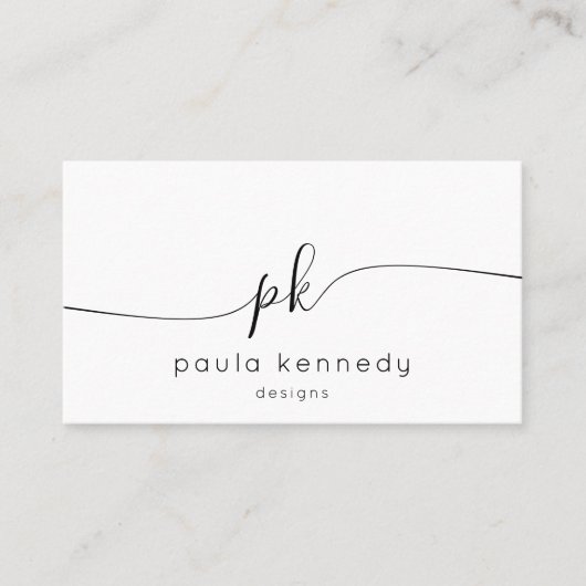 モノグラモダンミニマルム 名刺 (正面)