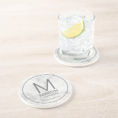 モノグラモダンムとネームGroomsmen Co コースター (側面)