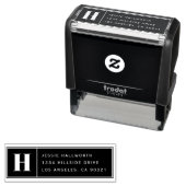 モノグラモダンムと差出人住所 セルフインキングスタンプ (インサイチュ)