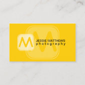 モノグラモダンムはっきりした 名刺 (正面)