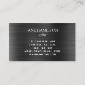 モノグラモダンムイニシャル名 名刺 (裏面)