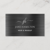 モノグラモダンムイニシャル名 名刺 (正面)