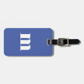 モノグラモダンムイニシャル ラゲッジタグ (正面横)