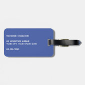 モノグラモダンムイニシャル ラゲッジタグ (裏面横)