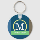 モノグラモダンムエレガントキーホルダー キーホルダー (裏面)