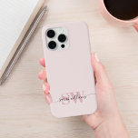モノグラモダンムエレガントシックなスクリプト名 iPhone 15 PRO MAXケース<br><div class="desc">モノグラモダンムエレガントシックなスクリプト名パーソナライズされたiPhoneケース</div>
