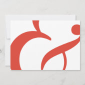 モノグラモダンムエレガント結婚式招待状 招待状 (裏面)