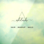 モノグラモダンムエレガント美容師メイクアップアーティスト ウィンドウサイン (シート3)