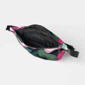 モノグラモダンムガーリーレトロ軍隊パターンファニー ファニーパック (見開き)