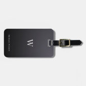 モノグラモダンムクールミニマルプロフェッショナル ラゲッジタグ (正面横)