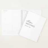 モノグラモダンムシックスクリプト書道プランナー プランナー手帳 (ディスプレー)