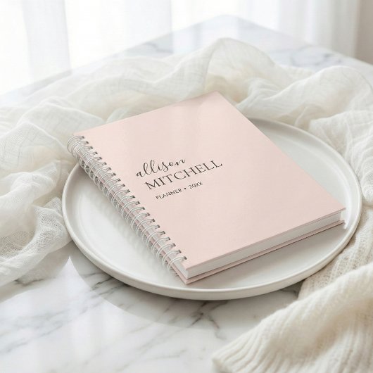 モノグラモダンムシックスクリプト書道プランナー プランナー手帳