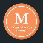 モノグラモダンムシンプルシックサンキュー来s マグネット<br><div class="desc">このシンプルデザインモダンはserifとsans serifタイポグラフィで構成される。パーティーの好意に最適。</div>