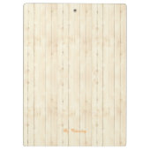 モノグラモダンムスタイリッシュヴィンテージウッド2 クリップボード (裏面)