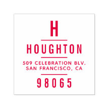 モノグラモダンムタイポグラフィ差出人住所