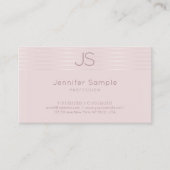 モノグラモダンムテンプレートエレガントプロフェッショナル 名刺 (正面)