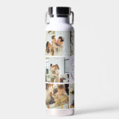 モノグラモダンムパーソナライズされたおよびフォトコラージュ水 ウォーターボトル (正面)