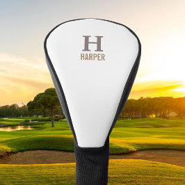 モノグラモダンムパーソナライズされた ゴルフヘッドカバー