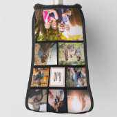 モノグラモダンムファミリーフォトコラージュカッコいいトレンディー ゴルフヘッドカバー (回転90)