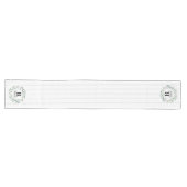 モノグラモダンムファームハウステーブルランナー ロングテーブルランナー (横)