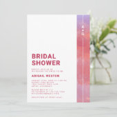 モノグラモダンムブライダルシャワー 招待状 (スタンド正面)