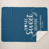 モノグラモダンムブルーの新規作成日 シェルパブランケット (正面(横))