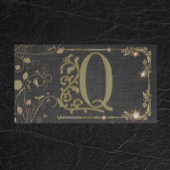 モノグラモダンムプロフェッショナル男らしユニーク 名刺