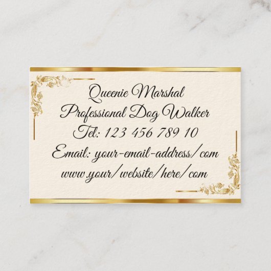 モノグラモダンムプロフェッショナル男らしユニーク 名刺 (裏面)