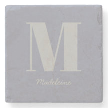 モノグラモダンムミニマルイニシャルグレー名