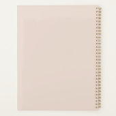 モノグラモダンムミニマルイニシャルプランナー プランナー手帳 (裏面)