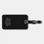 モノグラモダンムミニマルカスタム ラゲッジタグ (裏面横)