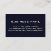 モノグラモダンムミニマルシンプル名刺 名刺 (裏面)