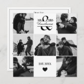 モノグラモダンム付きの写真を7枚撮る シーズンカード (正面/裏面)