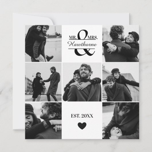 モノグラモダンム付きの写真を7枚撮る シーズンカード (正面)